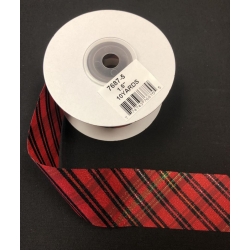 Plaid Ribbon 1.5" 10y.